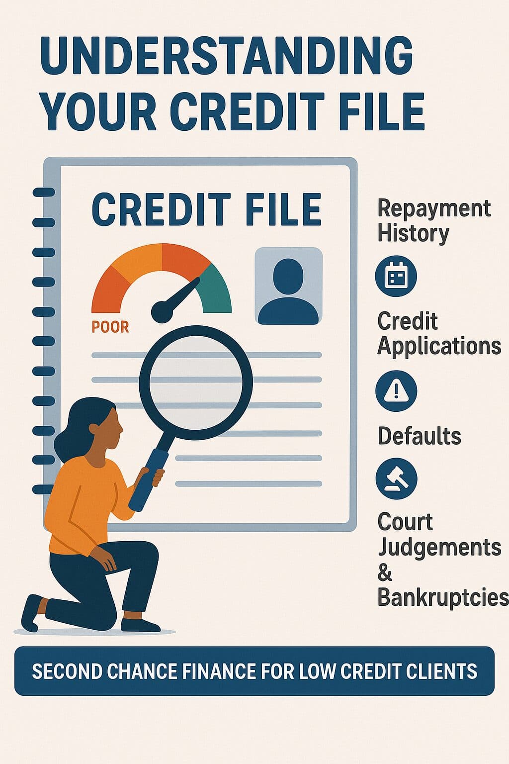 Infographic on what a credit file is and how to read it