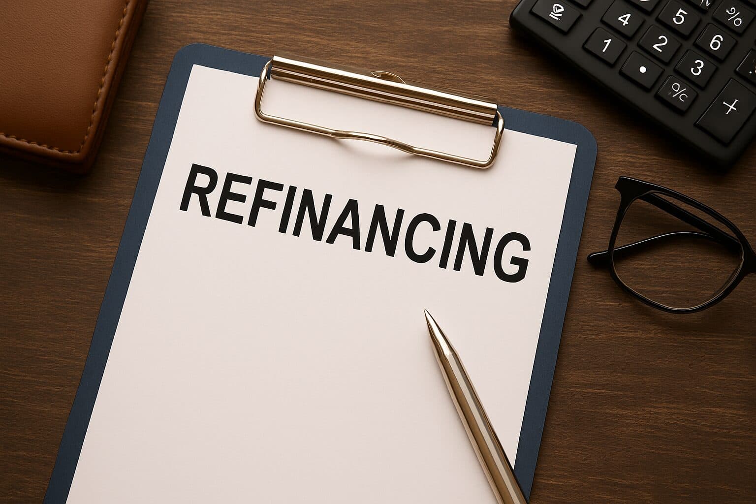 Form used to refinance a loan