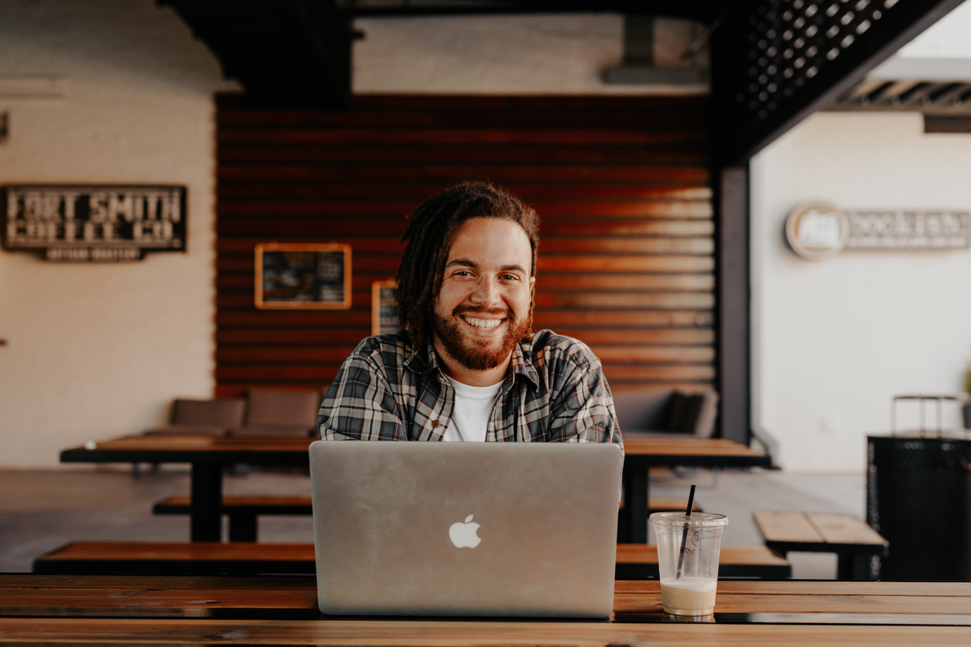 Man with laptop